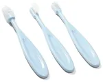 Hambaharjade komplekt "3 astet" BabyOno 550/02 sinine