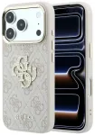 Guess 4G & Big Strass Logo telefoni &uuml;mbris iPhone 18 Pro | iPhone 17 Pro roosa