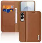Dux Ducis Book telefonikott Samsung Galaxy S25 Edge jaoks pruun