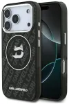 Karl Lagerfeld IML Choupette Head Logo telefoni&uuml;mbris MagSafe toega iPhone 17 Pro Max jaoks, must