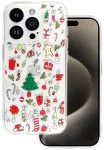 TEL PROTECT Christmas telefoni &uuml;mbris iPhone 14 Pro clear (disain 2)
