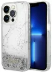 Guess GUHCP14LLCSGSGH iPhone 14 Pro 6.1" white|white hardcase Liquid Glitter Marble
