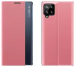 Sleep Case Bookcase Type Case with Smart Window for Samsung Galaxy A22 4G pink
