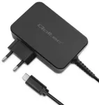 Qoltec Turbo reisilaadija | 120W | PD | USB-C | USB-C kaabliga komplektis | must