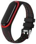 LIFESTYLE nutikella rihm Xiaomi Mi Band 5/6 jaoks | silikoonist | must