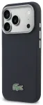 Lacoste Petit Pique Semi Wrap telefoni &uuml;mbris MagSafe toega iPhone 17 Pro tumesinine