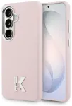 Karl Lagerfeld K Metal Logo telefoni &uuml;mbris MagSafe toega Samsung Galaxy S26 (S942) roosa