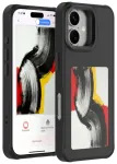 4smarts E-Ink NFC Display Qi2 telefoni &uuml;mbris iPhone 17 must