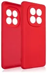 Beline silikoonist &uuml;mbris Xiaomi Redmi Note 14 Pro Plus 5G jaoks, punane