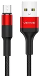 USAMS U5 SJ224USB02 andmeside- ja laadimiskaabel | USB-A kuni Micro USB | 10W | 1.2m | punane