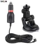 SJCam Originaal SJ4000 SJ5000 M10 M20 Spordikaamerate Autoklaasi kinnitus + DC Micro USB Laadija 5V 2A