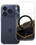 Golden telefoni &uuml;mbris MagSafe toega iPhone 18 Pro | iPhone 17 Pro must