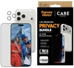 Zestaw ochronny CARE by PanzerGlass   Flagship Privacy 3w1 Etui+Szkło Prywatyzujące+Lens do iPhon