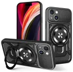 Defender Armor Mag telefoni &uuml;mbris alusega ja MagSafe toega iPhone 15 must (kaamera kaitsega)