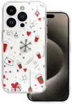 TEL PROTECT Christmas telefoni &uuml;mbris iPhone 14 Pro clear (disain 3)