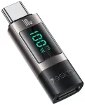 Yesido Adapter OTG GS24 - Typ C (male) to Type C (female) - with LCD display black