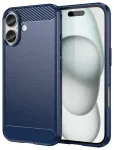 Carbon Case telefoni &uuml;mbris iPhone 16 Plus sinine