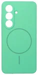 Silicone 2mm telefoni &uuml;mbris MagSafe toega Samsung Galaxy S26 (S942) roheline