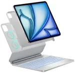 Case Typecase Edge + with keyboard for  iPad Air 13" 2024/2025 white