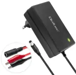 Qoltec 52662 Automatic charger for AGM GEL STD batteries | 24V charger | 19.2W | 5.5x2.1 | 1.8m cable