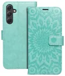 MEZZO mandala raamatut&uuml;&uuml;pi telefoni &uuml;mbris Samsung Galaxy A54 5G (A546) roheline