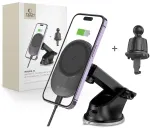 Tech-Protect MM15W-V1 autotelefoni hoidik koos MagSafe 15W induktiivlaadijaga kokpiti jaoks | &otilde;hutusava - must