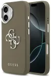 Guess Grained Big 4G Classic Logo telefoni&uuml;mbris iPhone 17 Pro jaoks, pruun