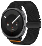 Tech-Protect Nylon Clasp nutikella rihm Galaxy Watch 8/9/Classic (40/44/46 mm) jaoks | nailonist | must