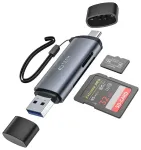 Tech-Protect Ultraboost kaardilugeja SD ja Micro SD, hall