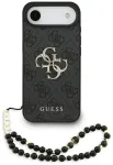 Guess 4G Strap 4G Classic Logo telefoni&uuml;mbris iPhone 17 Air jaoks, must