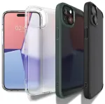 Spigen Ultra Hybrid, frost black - iPhone 15 Plus