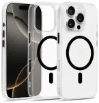Glossy telefoni &uuml;mbris MagSafe toega iPhone 16 Pro must