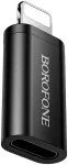 Borofone Adapter BV26A - Type C to Lightning - black