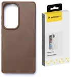 Wozinsky Carbon Fiber telefoni &uuml;mbris MagSafe toega Samsung Galaxy S25 (S931) pruun