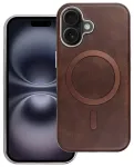 GENTLEMAN MAG COVER telefoni &uuml;mbris MagSafe toega iPhone 16 Pro pruun