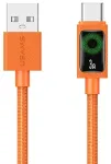 USAMS U92 andmeedastus- ja laadimiskaabel | USB-A kuni USB-C | 18W | 1.2m | oranž