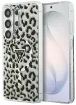 Guess IML Leopard Print Triangle telefoni &uuml;mbris MagSafe toega Samsung Galaxy S26 Ultra (S948) must