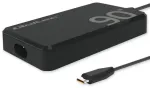 Qoltec SLIM reisilaadija | 90W | PD, GaN | USB-C | USB-C kuni USB-C kaabliga komplektis