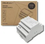 Qoltec DIN rail power supply | 85.2W | 12V | 7.1A | Gray