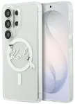 Karl Lagerfeld IML KC Script telefoni &uuml;mbris MagSafe toega Samsung Galaxy S26 Ultra l&auml;bipaistev