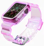 Fusion Accessories Light Set nutikella rihm Apple Watch 2/3/4/5/6/7/SE (38/40/41 mm) jaoks | silikoonist | punane