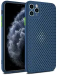 Fusion Breathe Silicone telefoni &uuml;mbris iPhone 11 Pro sinine