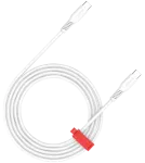 Canyon CC100SC andmeedastus- ja laadimiskaabel | USB-C kuni USB-C | 100W | 2m | valge