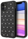 Mercedes MEHCN61ESPBK iPhone 11 6,1" | Xr must k&otilde;va &uuml;mbris Silver Stars Pattern