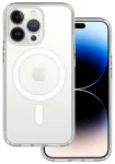 Acrylic telefoni &uuml;mbris MagSafe toega iPhone 15 Pro l&auml;bipaistev