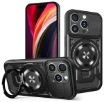 Defender Armor Mag telefoni &uuml;mbris alusega ja MagSafe toega iPhone 15 Pro Max must (kaamera kaitsega)