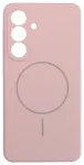 Silicone 2mm telefoni &uuml;mbris MagSafe toega Samsung Galaxy S26+ (S947) roosa