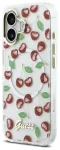 Guess IML Glitter Cherry telefoni &uuml;mbris MagSafe toega iPhone 17 punane