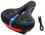Bike saddle with built-in LED light FSBSD-232-1 black