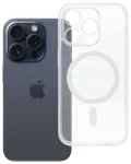 Clear Mag Cover telefoni &uuml;mbris MagSafe toega iPhone 15 Pro l&auml;bipaistev